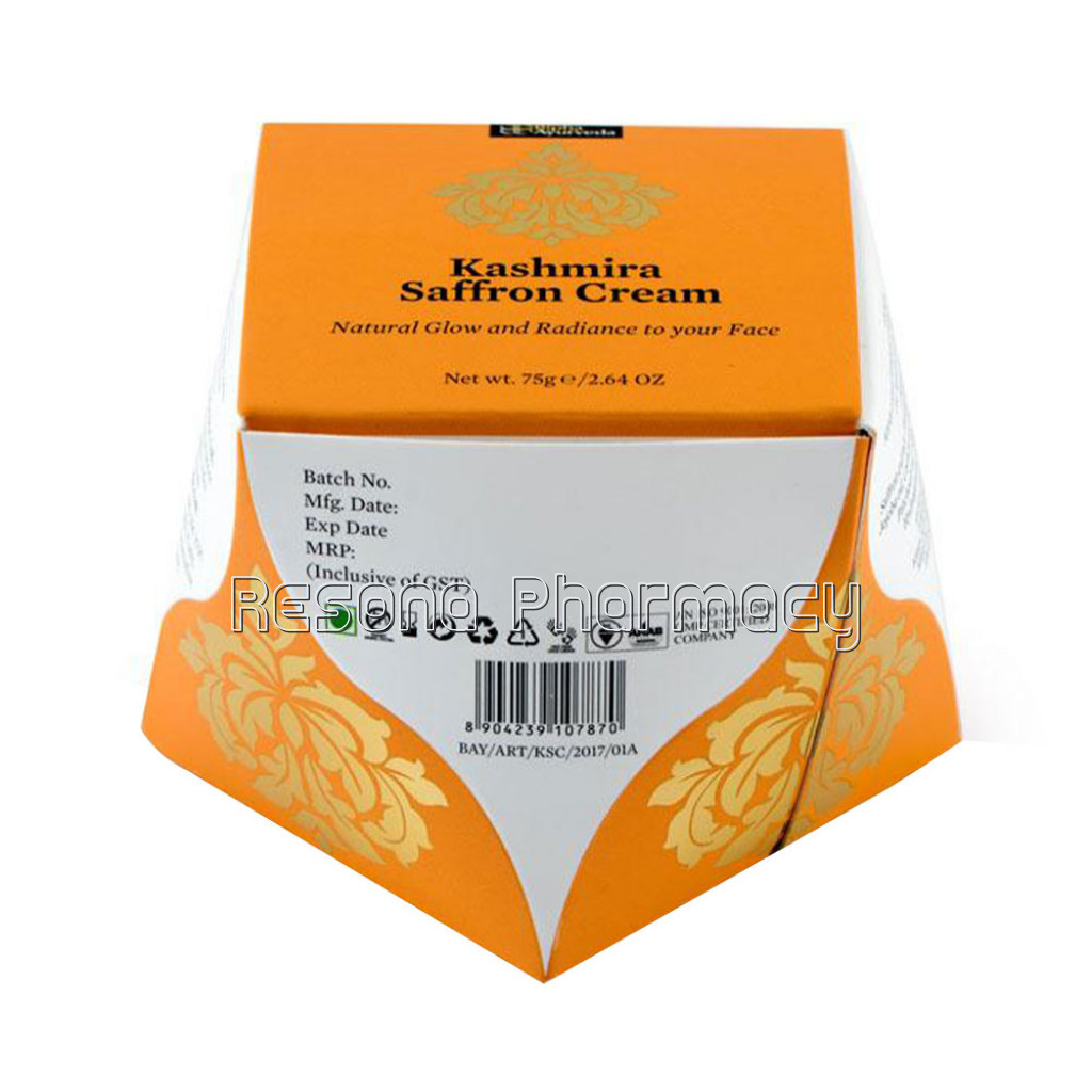 Kashmira Saffron Night Cream For Radiant And Glowing Skin Made From Pure Saffron Essence 75 Gm