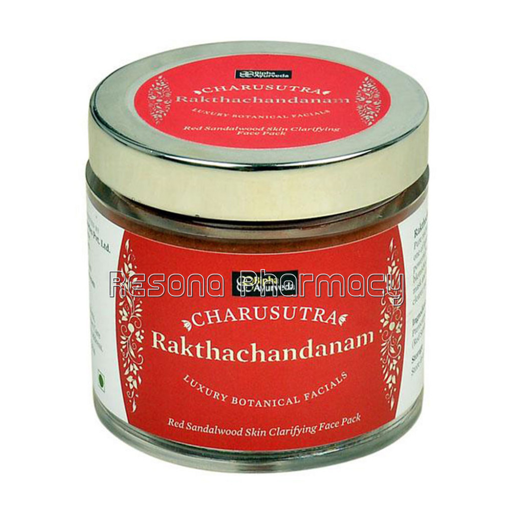 Charusutra Rakthachandanam   Red Sandalwood Skin Clarifying Face Pack