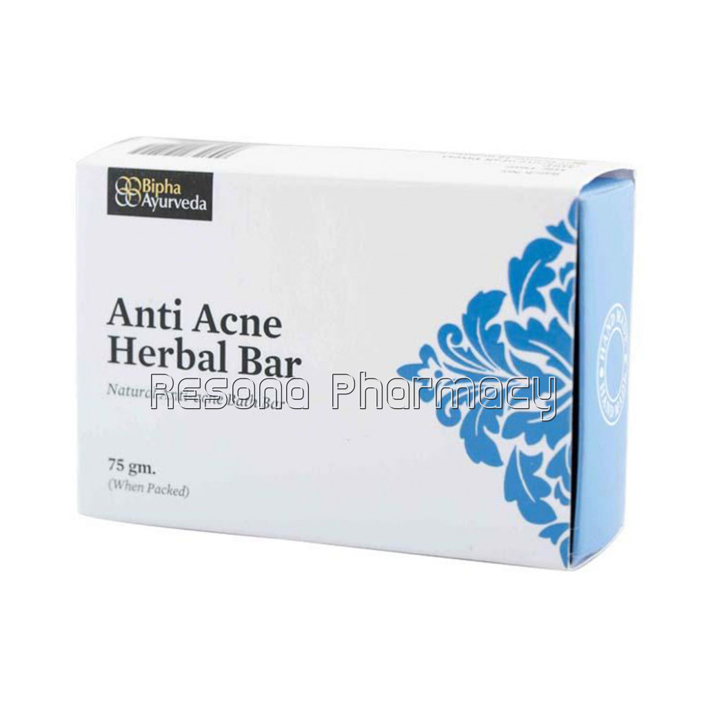Anti Acne Herbal Bar 75 Gm   NaNaturalAnti Acne Bath Bar
