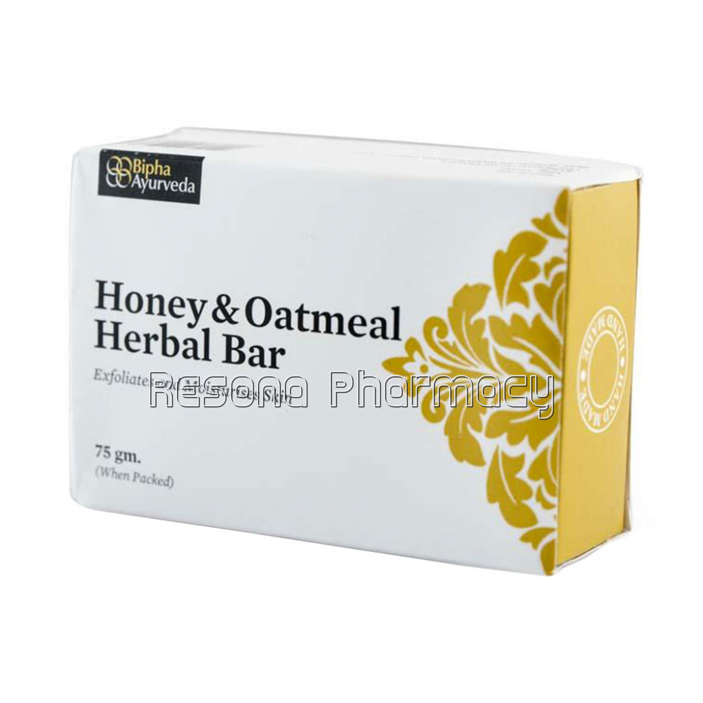 Honey And Oatmeal Herbal Bar   Exfoliates And Moisturises Skin