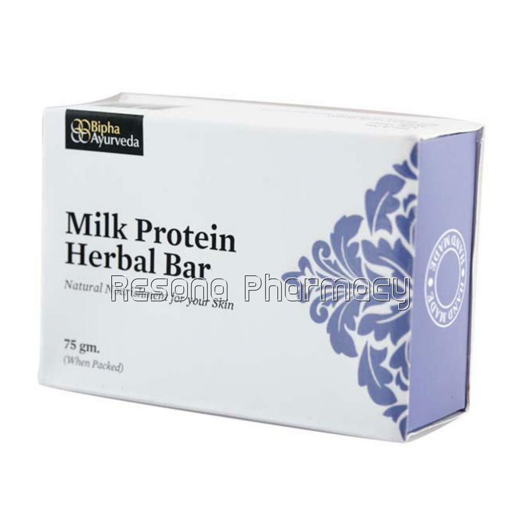 Milk Protein Herbal Bar 75 Gm   NaNaturalNourishment For Your Skin