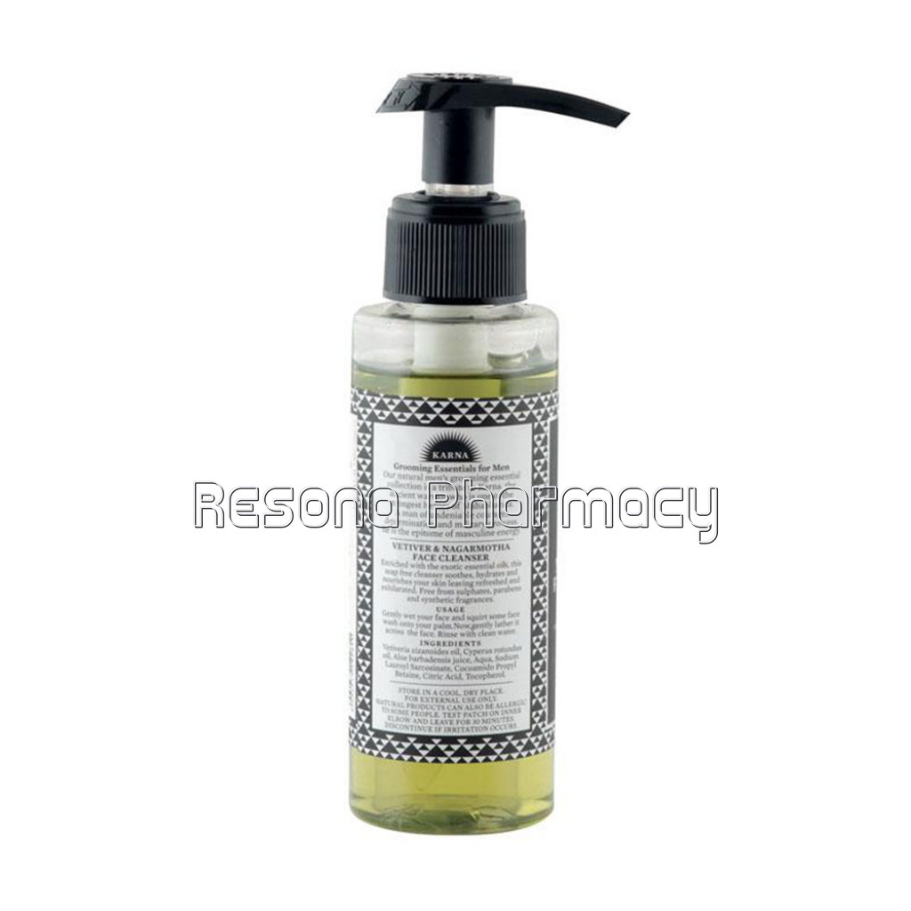 Vetiver and Nagarmotha Face Cleanser