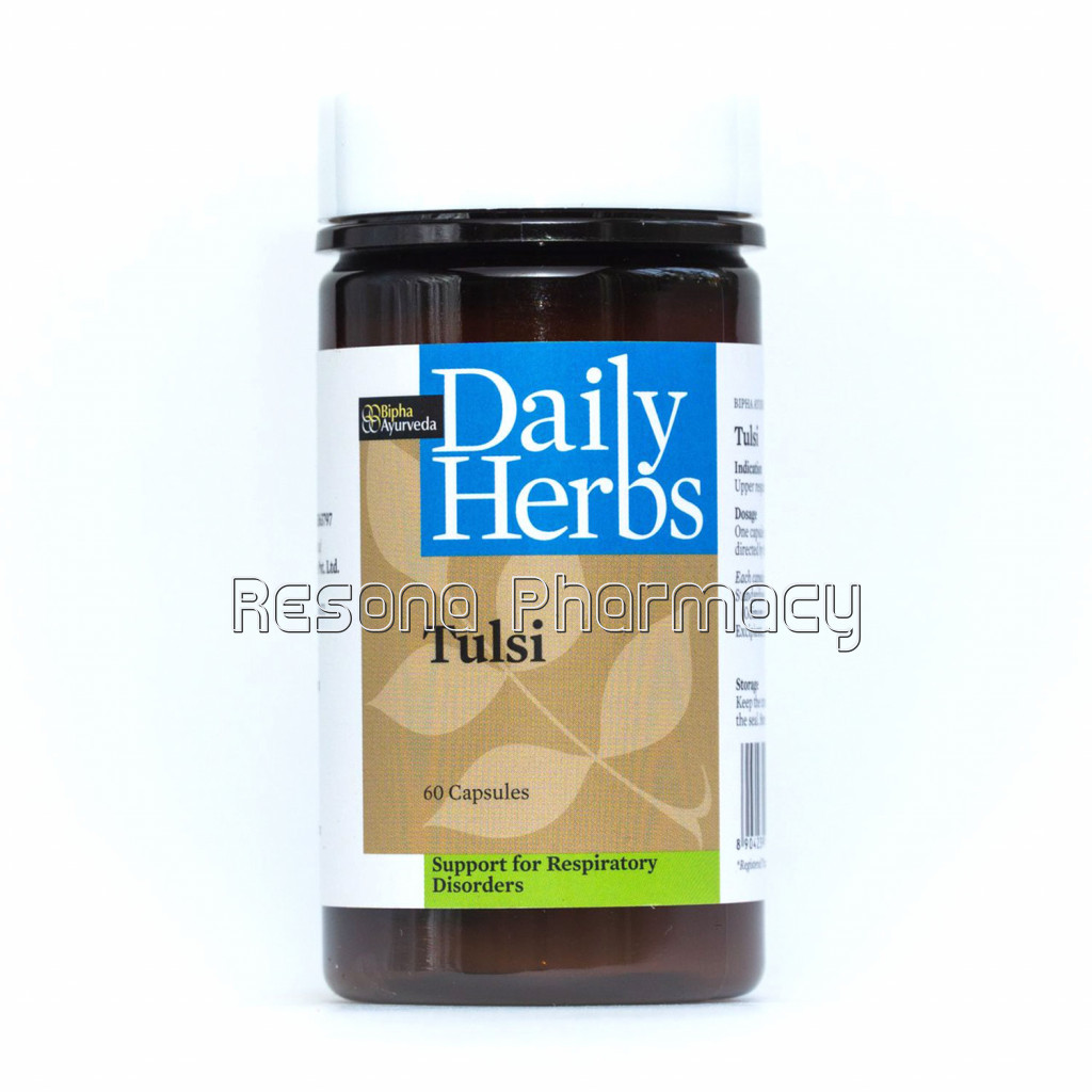 Tulsi  Purifying Tulsi Extract 60 Veg Capsule Protective and Detoxifier ,Immune Booster, Respiratory Health Wellness Herb For Body and Mind