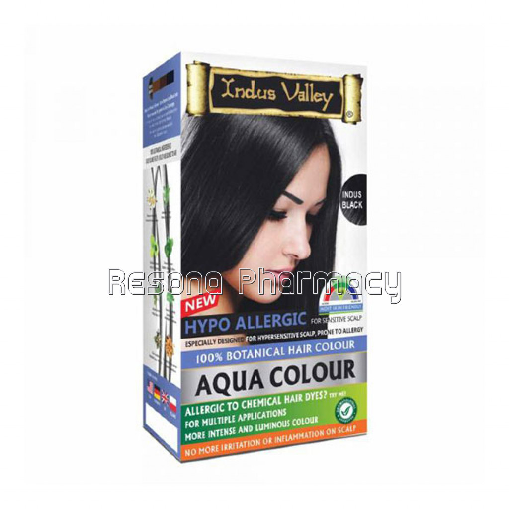 Hypo Allergic Aqua Colour   (Net Quantity: 200 G Plus 30 Ml) Indus Black