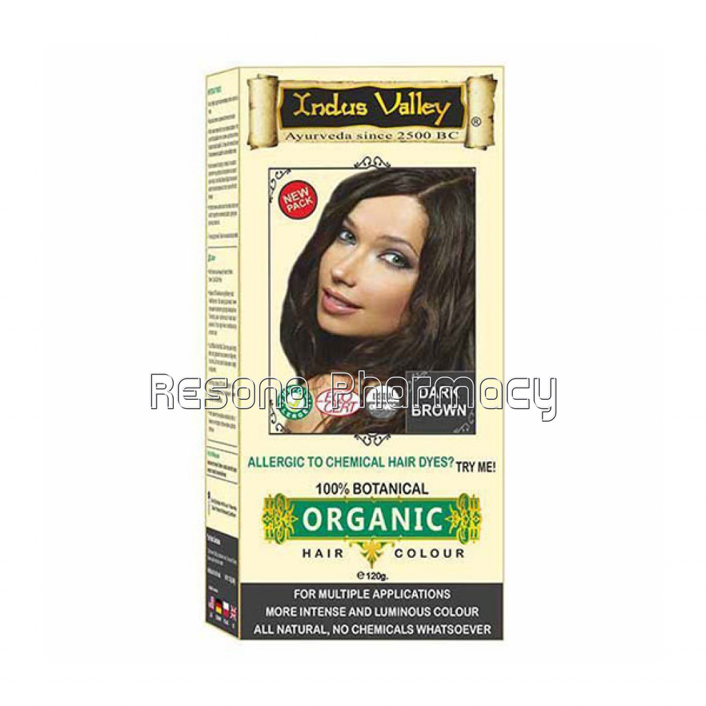Botanical Hair Color   4 Shades   (Net Quantity: 120 G) Dark Brown