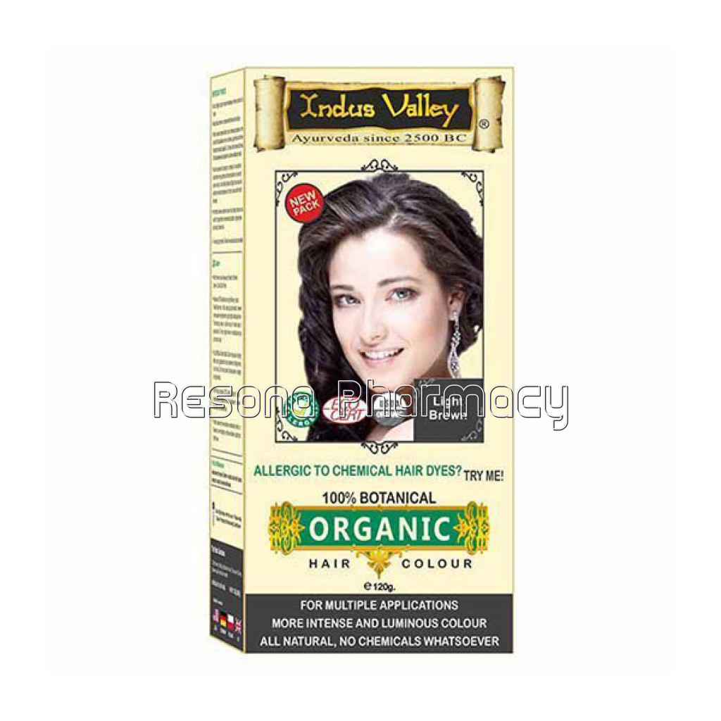 Botanical Hair Color   4 Shades   (Net Quantity: 120 G) Light Brown