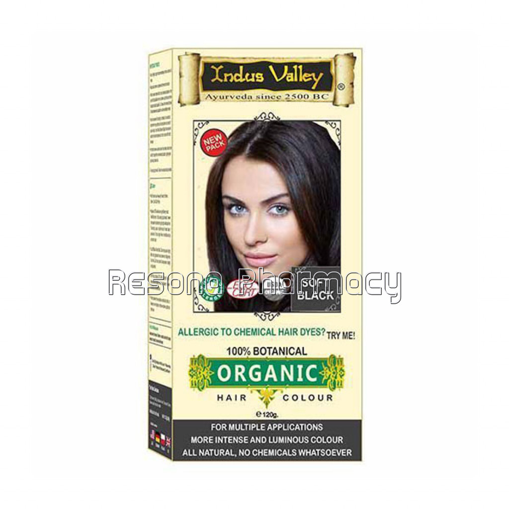 Botanical Hair Color   4 Shades   (Net Quantity: 120 G) Soft Black