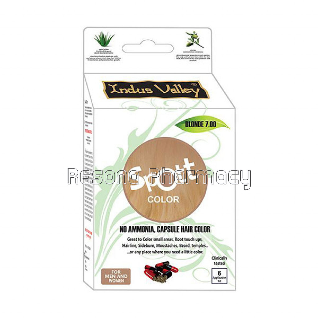 Spott Capsule Hair Color Blonde 7.0 (6 Applications Kit)   (Net Quantity: 1.5G)