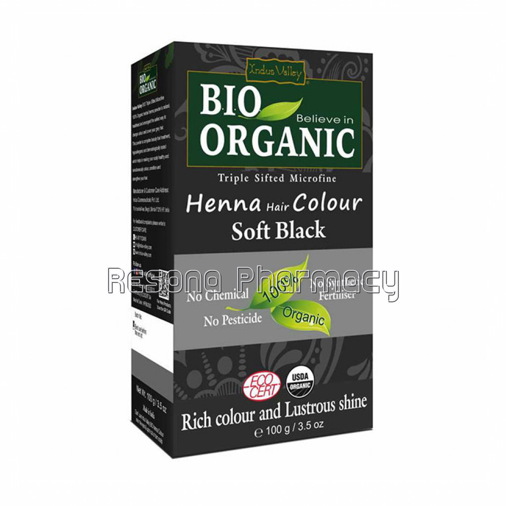Soft Black Henna Hair Color   (Net Quantity: 100G)