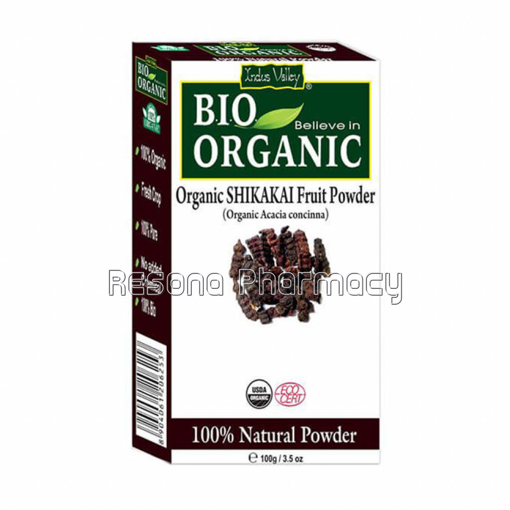 Organic Shikakai Fruit Powder   (Net Quantity: 100 G)