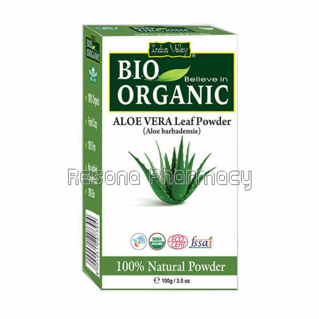 Organic Aloe Vera Leaf Powder   (Net Quantity: 100 G)