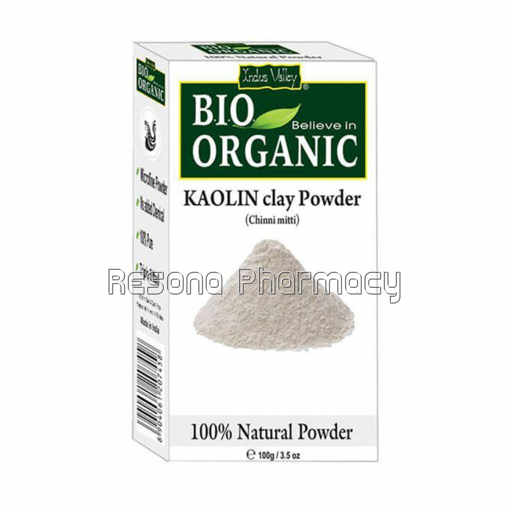 Bio Organic Kaolin Clay Powder   (Net Quantity: 100 G)