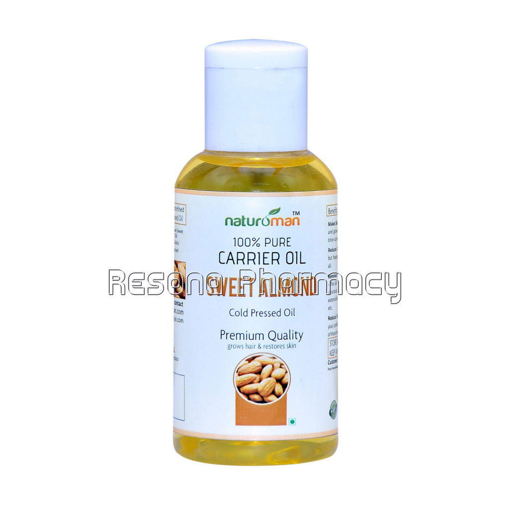 Naturoman Cold Pressed Pure Sweet Almond Oil 500Ml