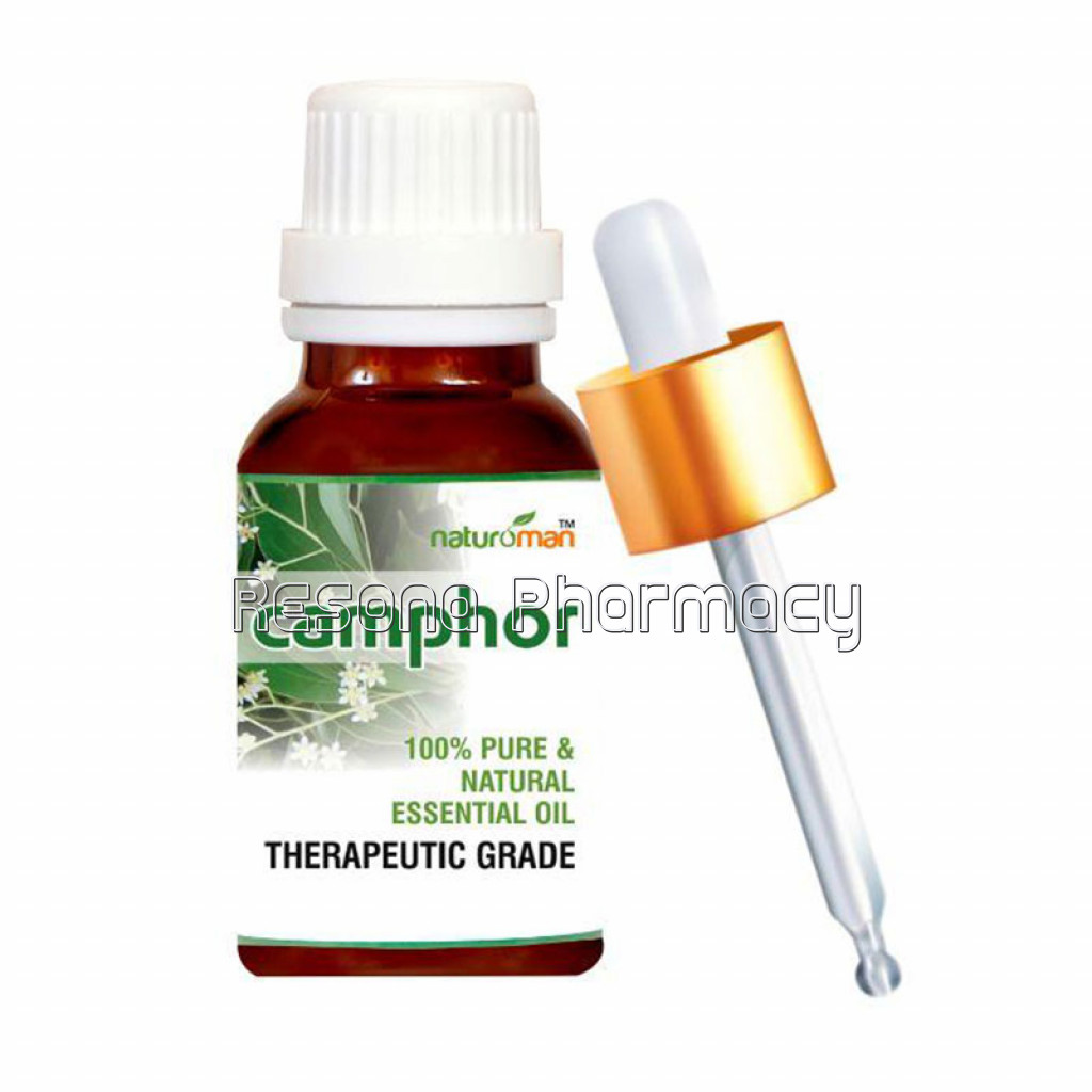 Naturoman Camphor NaNaturalEssential Oil Therapeutic Grade 10Ml