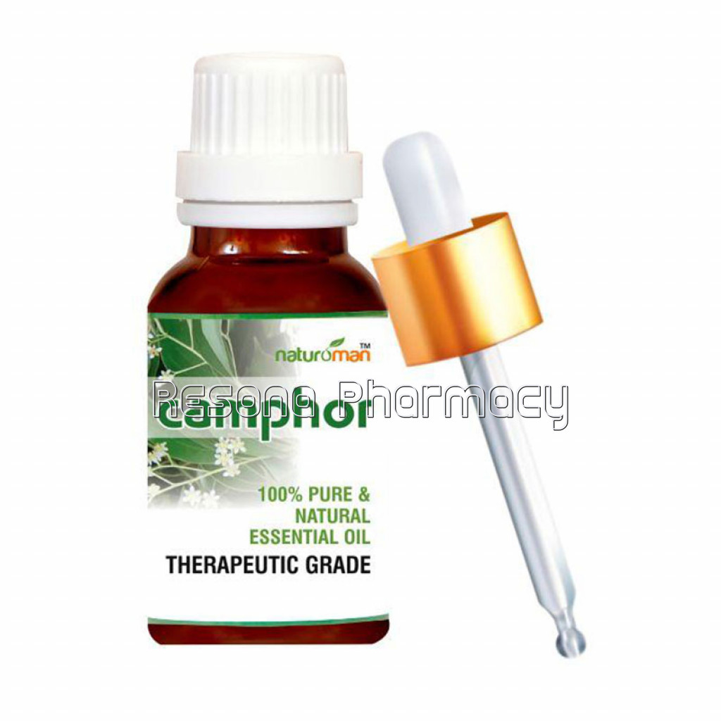 Naturoman Camphor NaNaturalEssential Oil Therapeutic Grade 15Ml