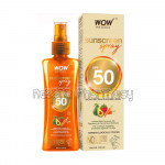 Uv Water Transparent Sunscreen Spray Spf 50   Quick Absorbing,Oil Free,Non Sticky With Raspberry and Carrot Seed Extract No Parabens, Silicones, Mineral Oil, Color and Benzophenone   100 Ml
