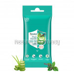 Himalaya Pure Hands Tulsi and Aloe Moisturizing Hand Wipes 10'S