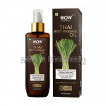 Thai Body Massage Oil For Reviving And Refreshing  Infused With Blend Of 6 Oils With Jasmine Absolute, Kaffir Lime And Lemongrass Essential   200 Ml