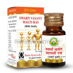 Basic Ayurveda Swarn Vasant Malti Ras (30 Tablets)