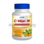 Healthvit C  Vitan N NaturalVitamin C And Zinc Tablets 1000 Mg, Immunity, Antioxidant, Skincare