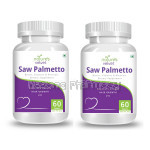 Saw Palmetto 160Mg With Biotin For Prostate And Hair Growth (60 Tablets) Pack Of 2