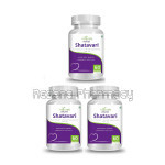 Shatavari Pure Extract For Women   Harmonal Balance And Menstrual Regulation   500 Mg (60 Vegetarian) Pack Of 3
