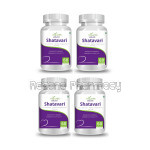Shatavari Pure Extract For Women   Harmonal Balance And Menstrual Regulation   500 Mg (60 Vegetarian) Pack Of 4