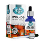Nectar Valley Orange Essential Oil, 100% Pure | NaNaturalAromatherapy Oil For Scent / Diffuser / Humidifier, Massage   Steam Distilled (30Ml)