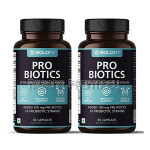 Boldfit Probiotics Supplement 30 Billion Cfu For Men and Women Pack Of 2