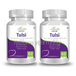 Tulsi Pure Extract For Cough And Cold   500 Mg (60 Vegetarian Capsules) Pack Of 2