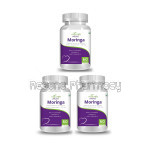 Moringa   Essential Protein and Nutrition   Pure Leaf Extact Capsule Pack Of 3