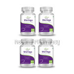 Moringa   Essential Protein and Nutrition   Pure Leaf Extact Capsule Pack Of 4