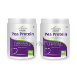 Pea Protein Isolate Powder   100% Vegan   Rich In Bcaas 300Gms Pack Of 2