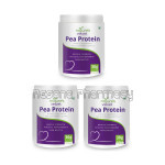 Pea Protein Isolate Powder   100% Vegan   Rich In Bcaas 300Gms Pack Of 3