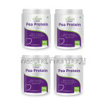 Pea Protein Isolate Powder   100% Vegan   Rich In Bcaas 300Gms Pack Of 4