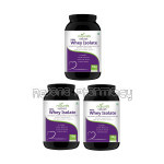 Whey Protein Isolate Powder   Bipro Manufactured In Usa   1000 Gms Pack Of 3