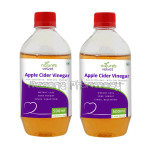 Raw Apple Cider Vinegar With The Mother 500Ml Pack Of 2