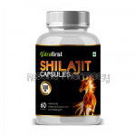 Nutrafirst Shilajit Extract 500Mg For Vigour, Stamina And Power – 60 Capsules