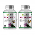 Nutrafirst Milk Thistle (Silymarin) Extract 500Mg For Fatty Liver – 60 Capsules (Pack Of 2)