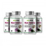 Nutrafirst Milk Thistle (Silymarin) Extract 500Mg For Fatty Liver – 60 Capsules (Pack Of 4)