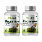 Nutrafirst Digestion Capsules 500Mg For Acidity And Constipation – 60 Capsules (Pack Of 2)