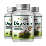 Nutrafirst Digestion Capsules 500Mg For Acidity And Constipation – 60 Capsules (Pack Of 3)