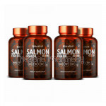 Nutrafirst Salmon Fish Oil, Omega 3 Fatty Acid 1000Mg – 60 Capsules (Pack Of 4)