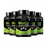 Nutrafirst Biotin Capsules For Hair, Skin And Nails 10000Mcg – 60 Capsules (Pack Of 5)