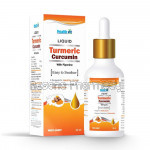 Healthvit Turmeric Extract 40Mg Curcumin (Curcuminoids 95% ) With Piperine Liquid Drops 30Ml (Easy To Swallow)
