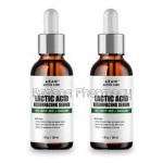 Lactic Acid Resurfacing Serum For Exfoliating Dead Skin, Reduces Fine Lines, 10% Lactic Acid, Squalane  Brighter and Lighter Skin, Women and Men 30Ml Pack Of 2