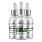 Hyaluronic Acid Plumping and Hydrating Face Serum With Vitamin C, For Fine Lines, Deep Hydration, Smooth and Glowing Skin, Women and Men 30Ml Pack Of 3