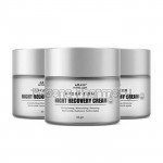 Night Recovery Cream For Fine Lines, Wrinkles And Dull and Tired Skin, Face Moisturizer For Deep Hydration, Women and Men 50Gm Pack Of 3