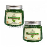 Khadi Pure Herbal Aloevera Gel With Liquorice and Cucumber Extracts (Green)   200G (Set Of 2)