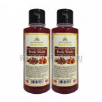 Khadi Pure Herbal Woody Sandal and Honey Body Wash   210Ml (Set Of 2)